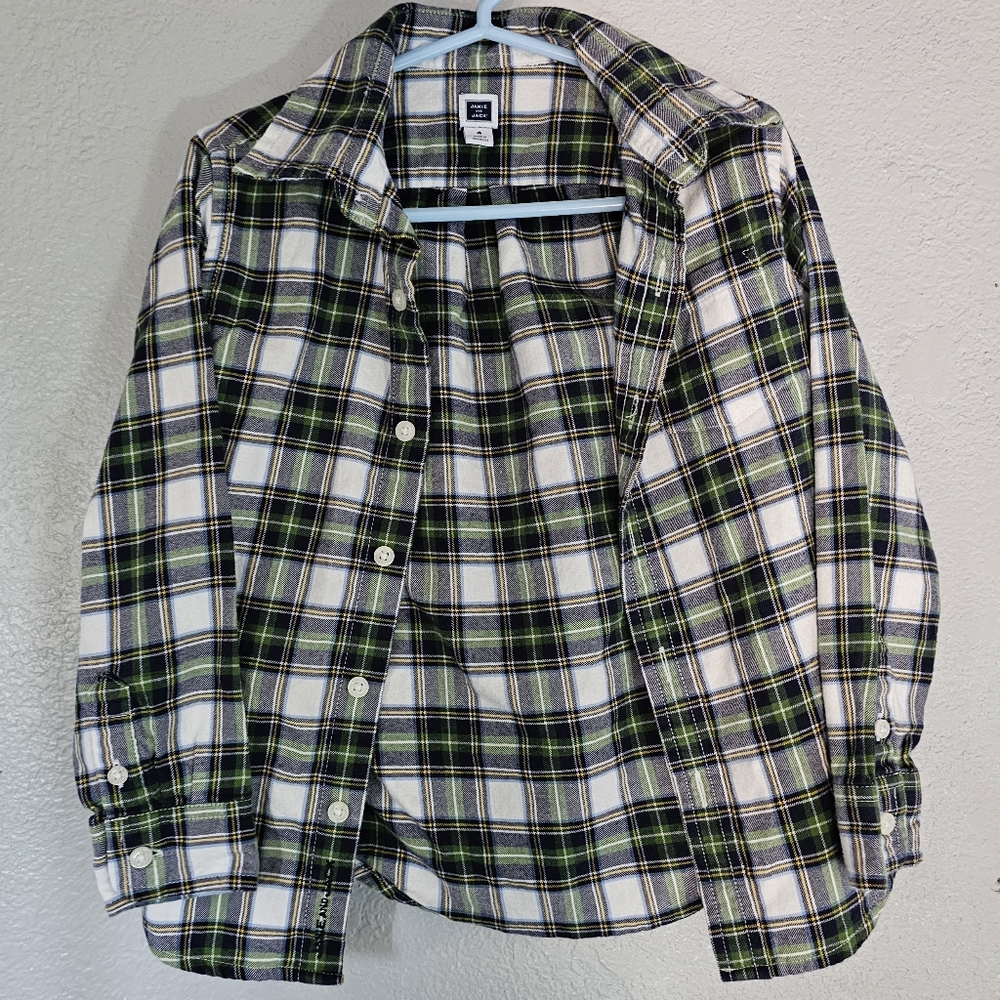 Janie and Jack brushed twill shirt